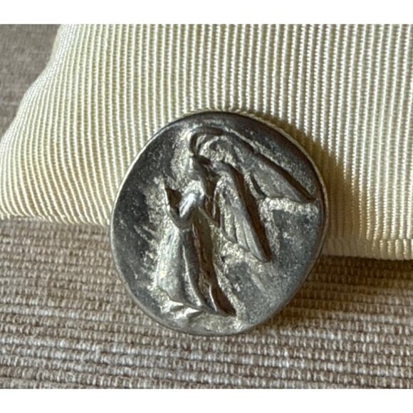 V+K Vilmain & Klinger Guardian Angel Pocket Pewter Coin Token - Picture 2 of 10